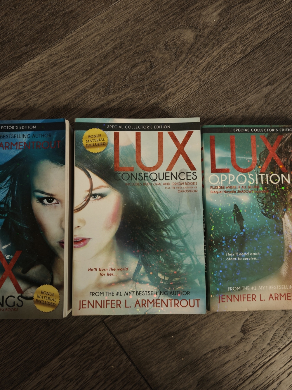 Lux (6 book series) by Jennifer Armentrout